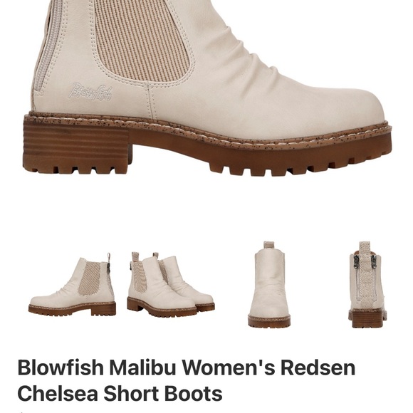 Blowfish Cream Ankle Booties - Picture 5 of 5
